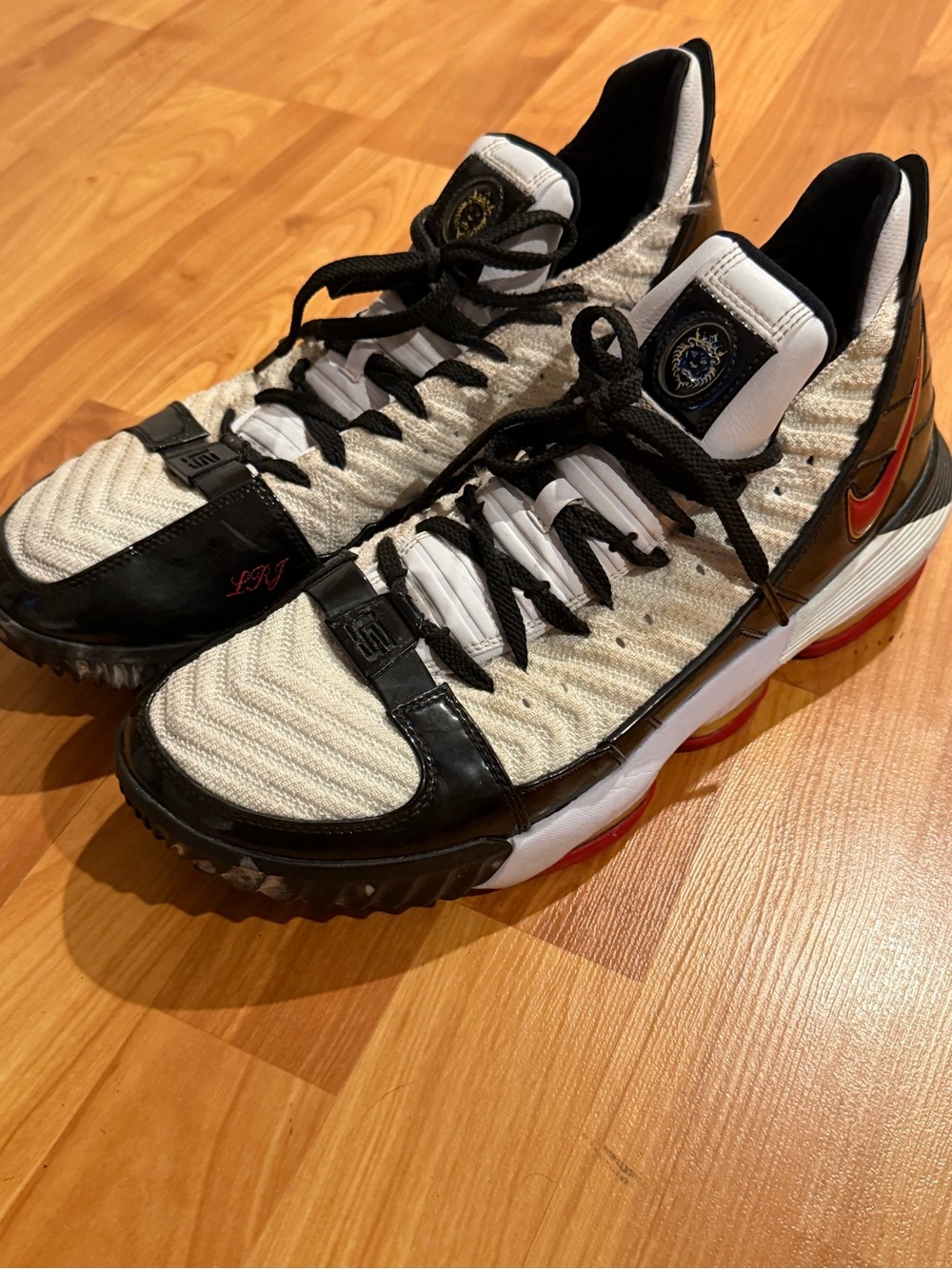 Nike Men’s White, Black and Red Sneakers